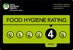 Hygiene Rating 4 : Good